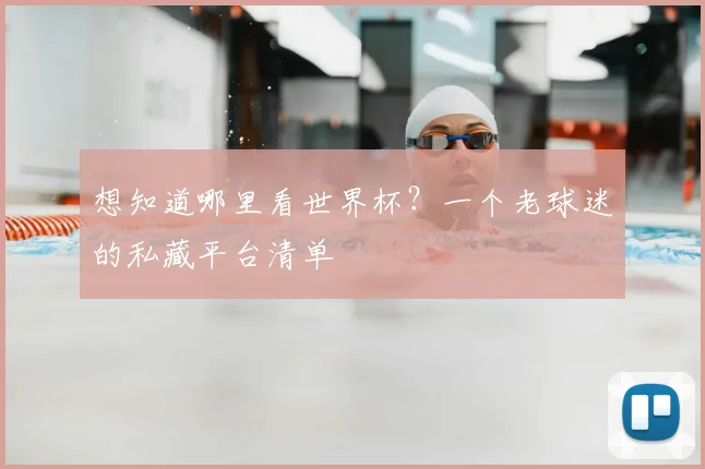想知道哪里看世界杯？一个老球迷的私藏平台清单
