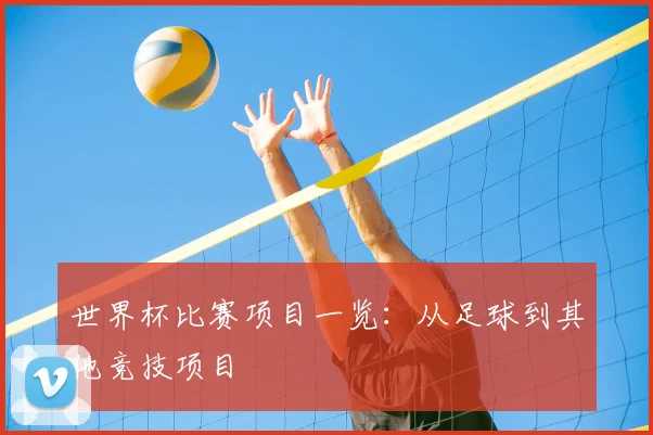 世界杯比赛项目一览：从足球到其他竞技项目